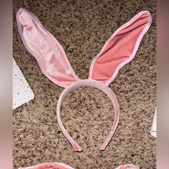 New Halloween Pink Bunny Costume 7pcs - Picture 8 of 8